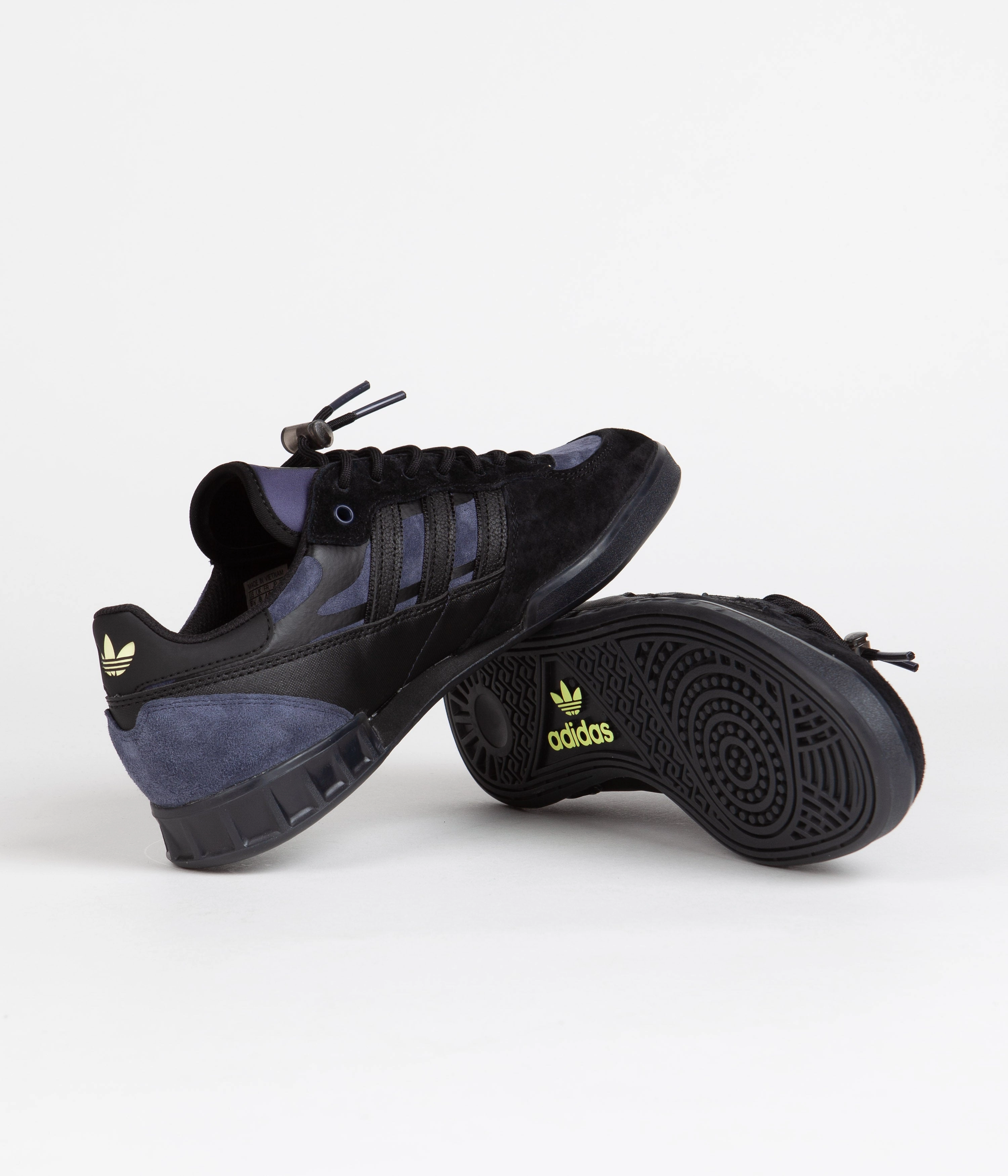 Adidas Shoes Size 10 Adidas x Mike Arnold Handball Top Shoes - Core Black / Shadow Navy / Pulse Yellow