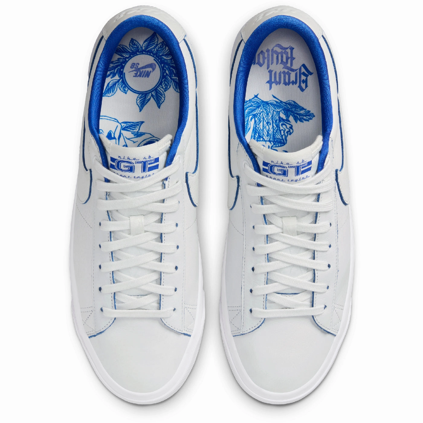 Nike SB Zoom Blazer Low Pro GT Premium Shoes - Summit White / Game Royal - Summit White Best Asics Walking Shoes For Overpronation