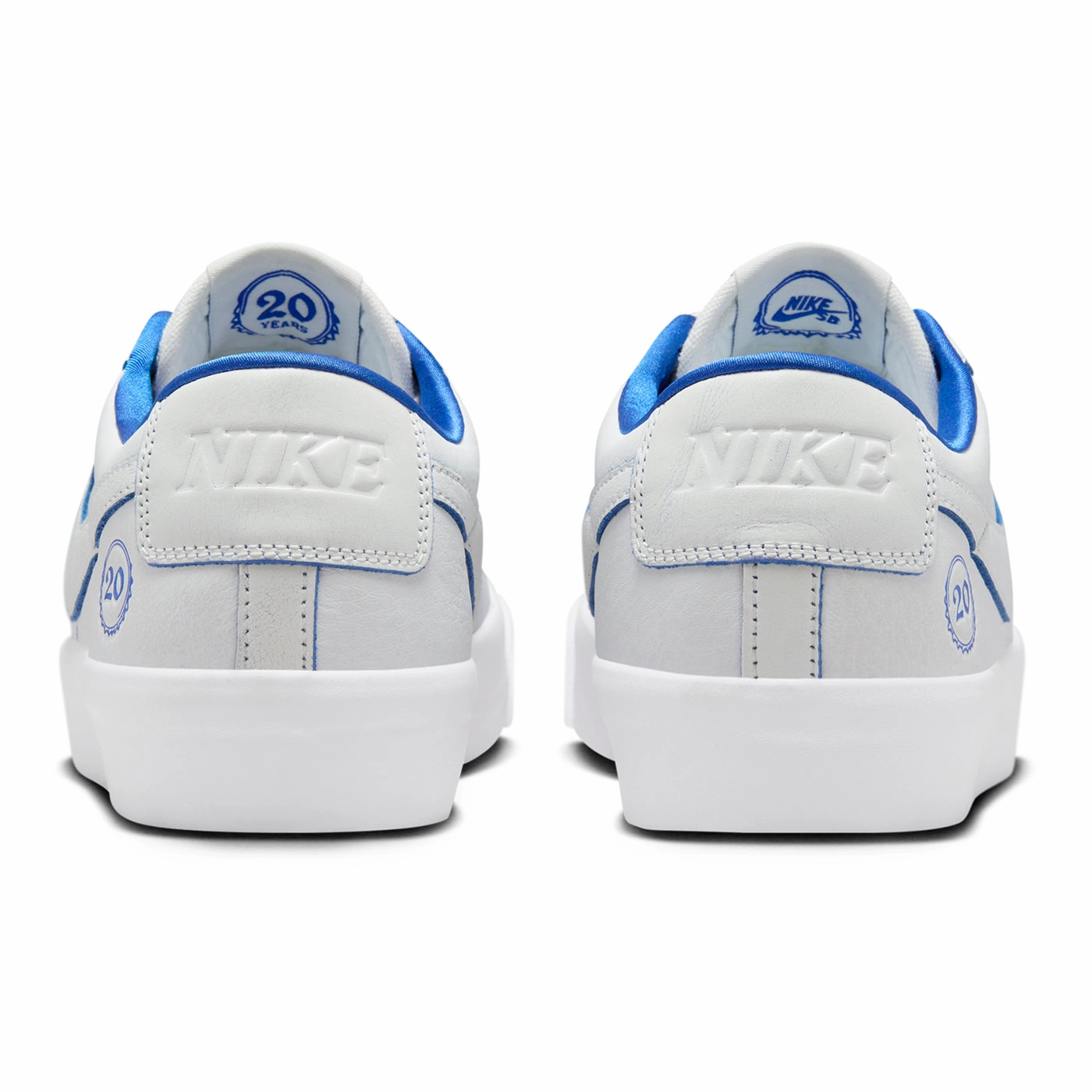 Nike SB Zoom Blazer Low Pro GT Premium Shoes - Summit White / Game Royal - Summit White Difference In Asics Gel Shoes
