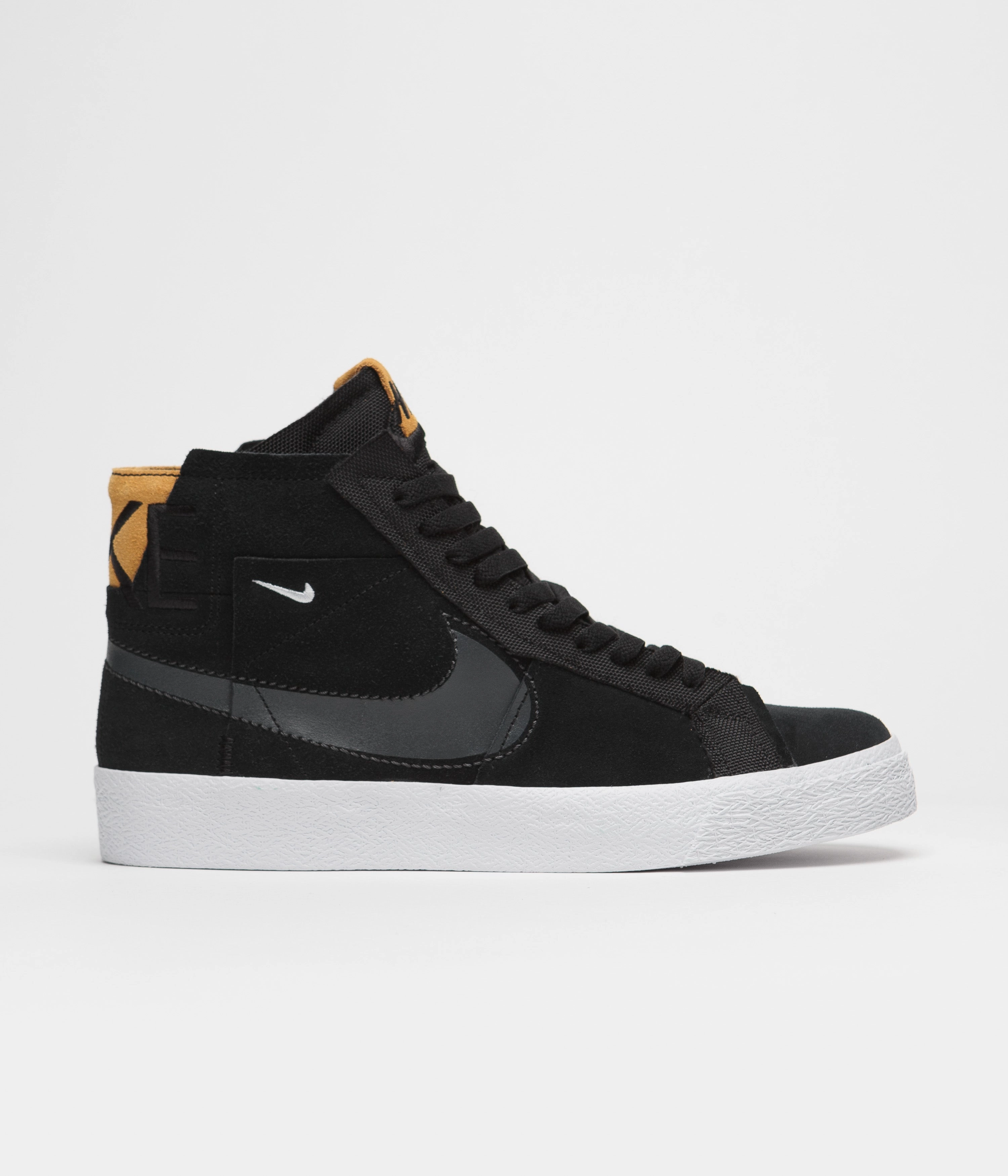 Nike SB Blazer Mid Premium Shoes - Black / Anthracite - Black - White Asics Gel Blast Squash Shoes