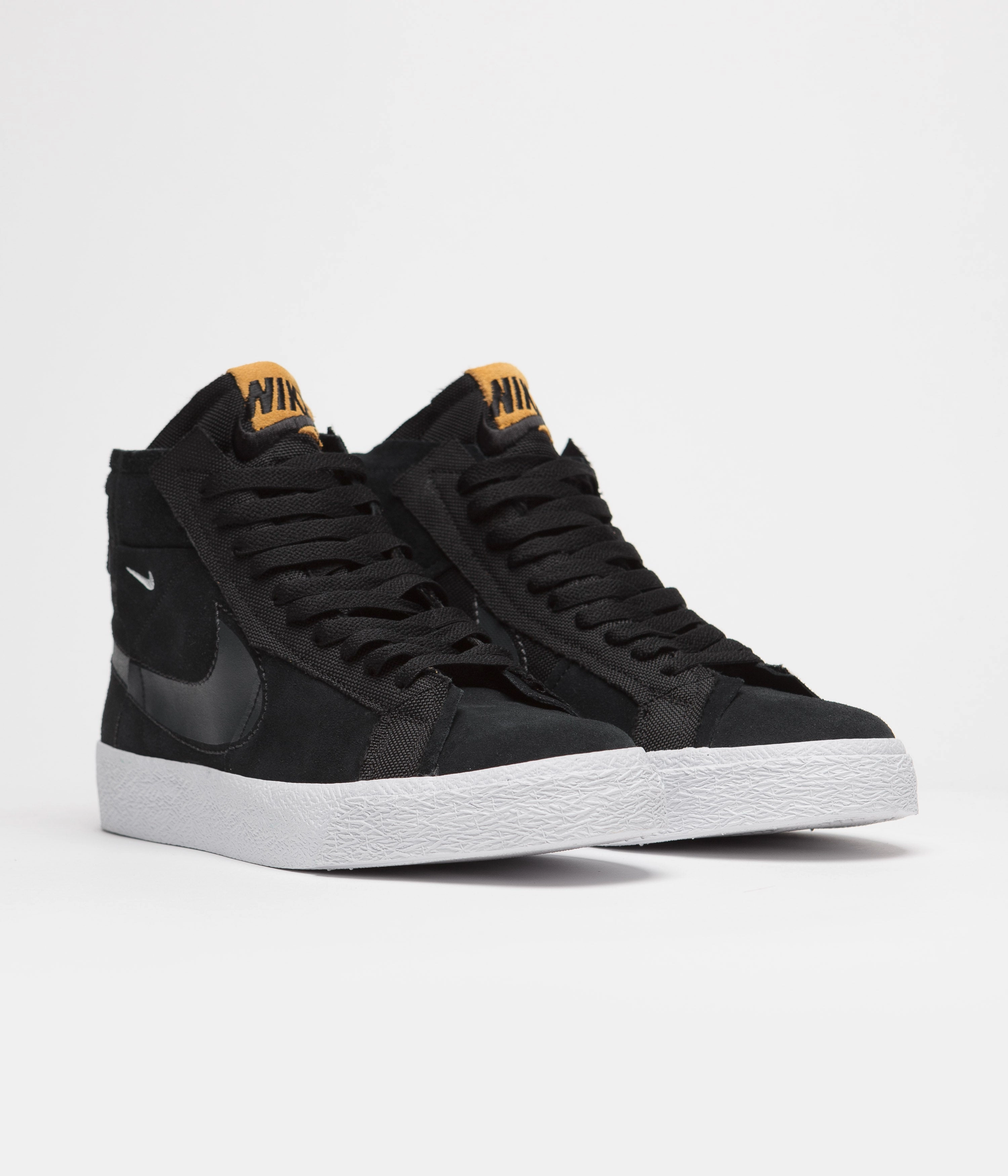 Asics Non Slip Work Shoes Nike SB Blazer Mid Premium Shoes - Black / Anthracite - Black - White