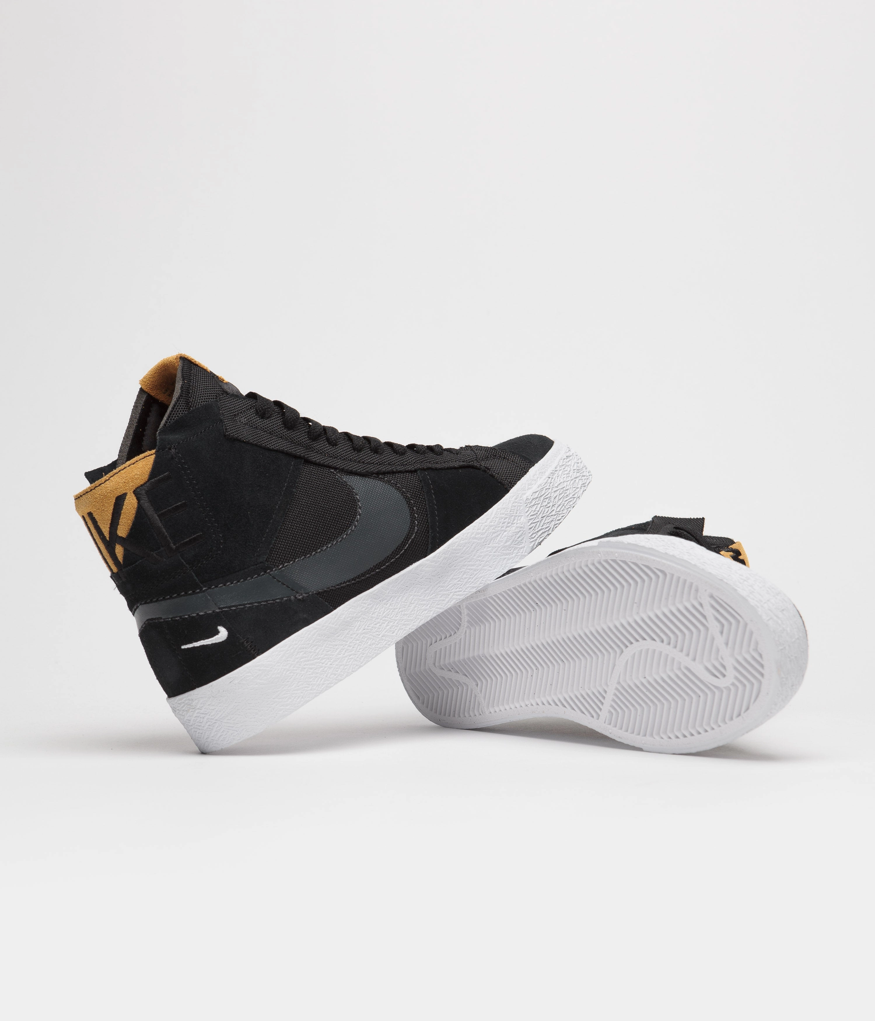 Nike SB Blazer Mid Premium Shoes - Black / Anthracite - Black - White Best Asics Shoes For The Gym