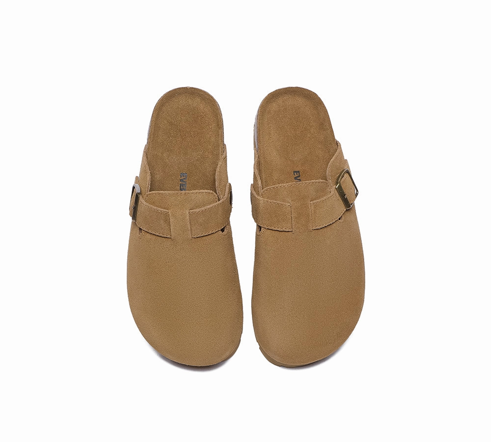 EVERAU Men Adjustable Buckled Straps Slip-on Flat Sandal Slides Large Size Mason The Wizard Of Oz Slippers