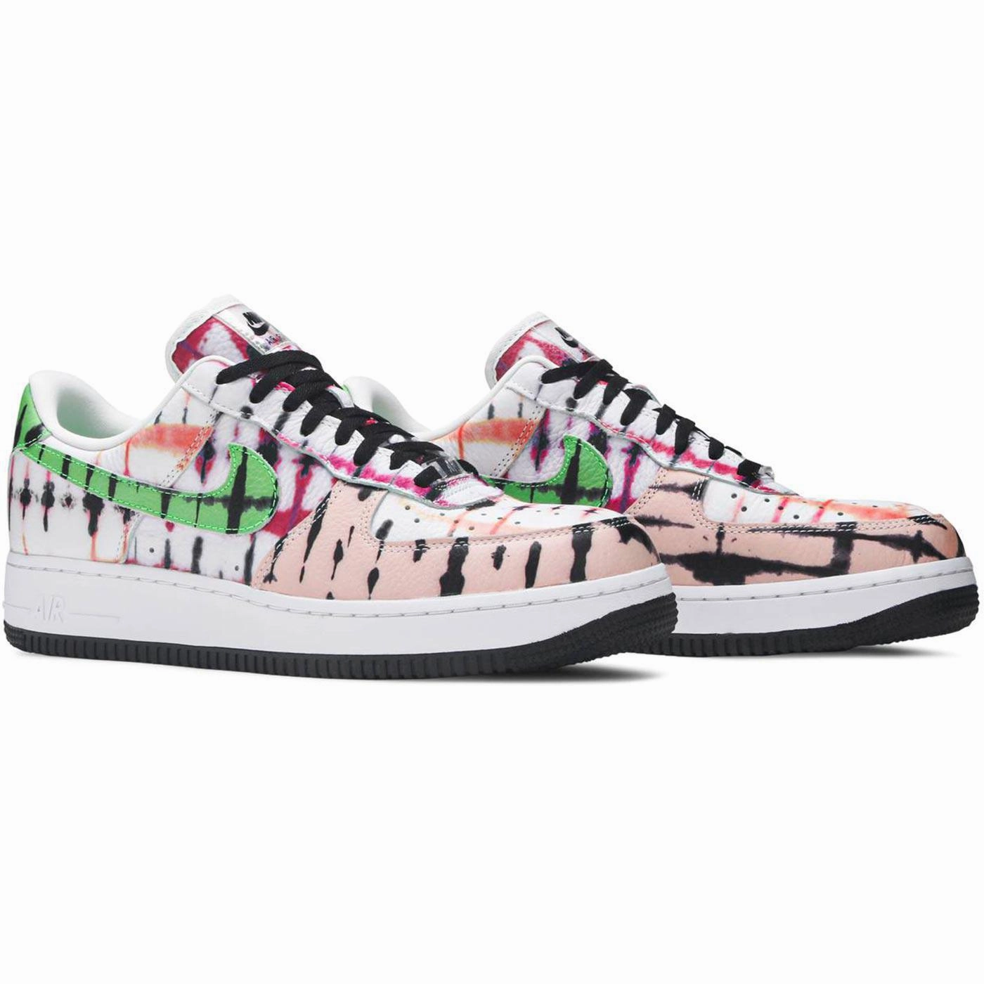 Wmns Air Force 1 'Black Tie Dye' Asics Gt-1000 Running Shoe