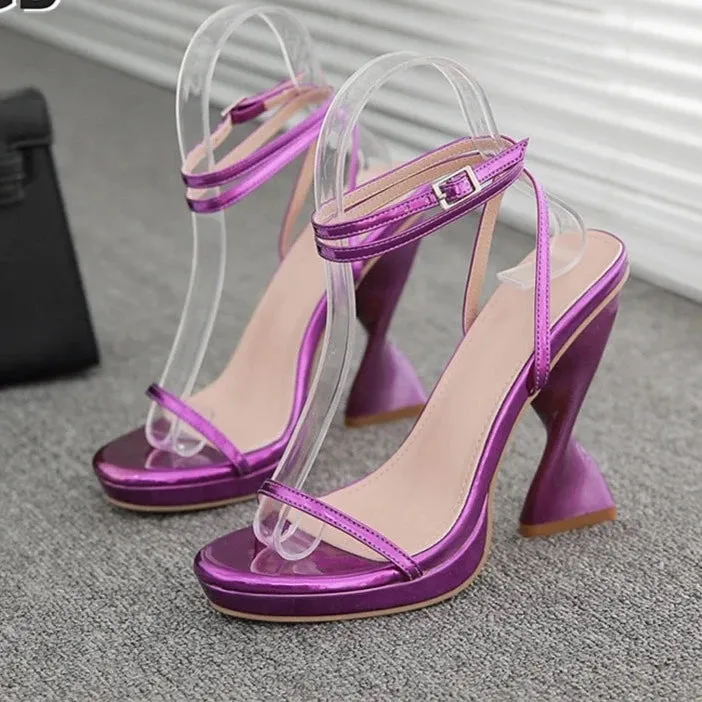 Women Sandals High Heels Summer Women's Sexy Prom Party Shoes Zapatos Mujer Sandals With Great Arch Support