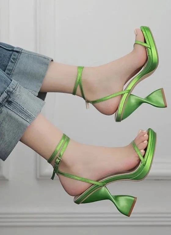 Women Sandals High Heels Summer Women's Sexy Prom Party Shoes Zapatos Mujer Most Comfortable Cushioned Sandals