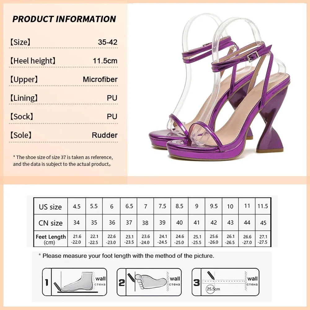 Oshkosh Sandals Women Sandals High Heels Summer Women's Sexy Prom Party Shoes Zapatos Mujer