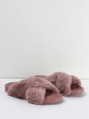 Oversized Slippers Women Slip On Cozy Slippers, Pink