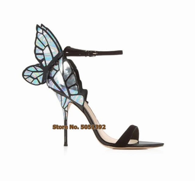 Women High Heel Stiletto Patent Leather Bowtie Ankle Buckle strap Open Toe  Nightclub Party Shoes. Pali Hawaii Sandals