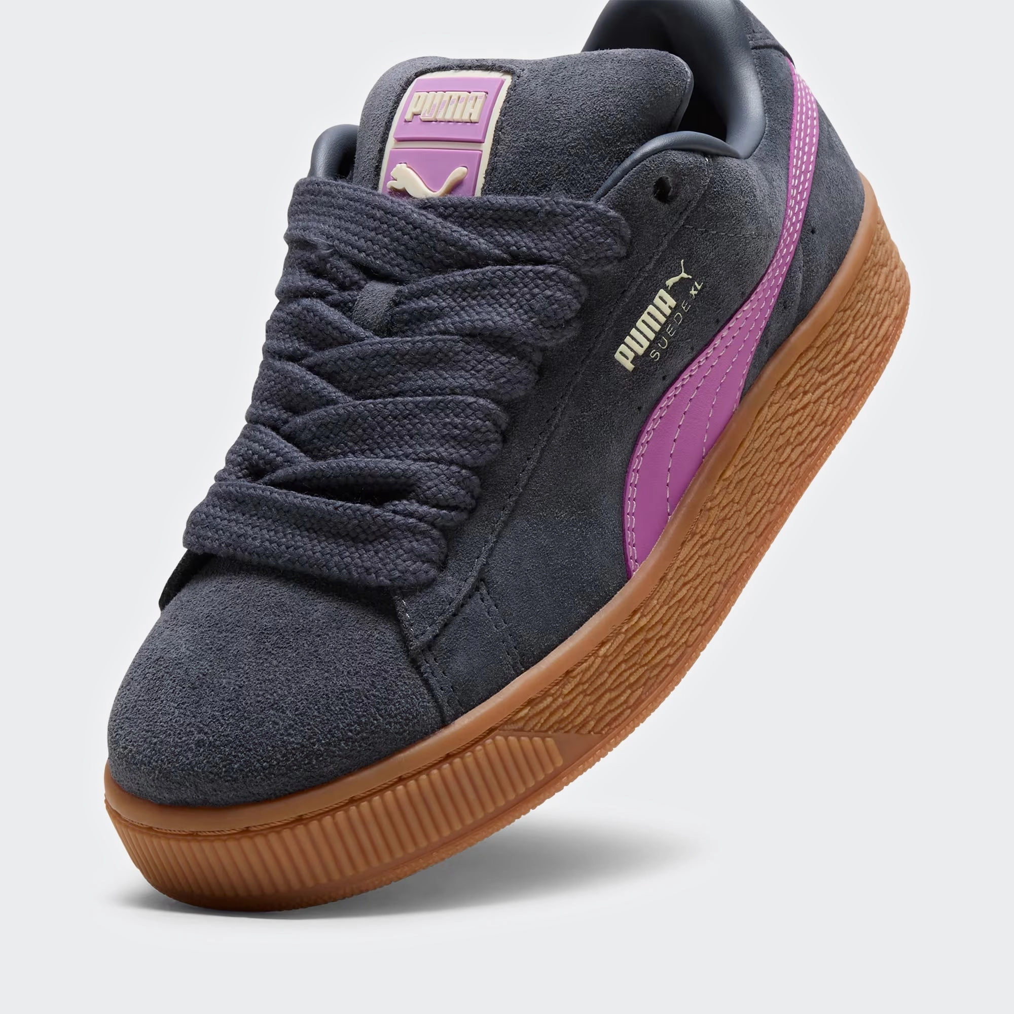 Best Trail Running Shoes Asics Women's PUMA Suede XL Shoes Galactic Gray