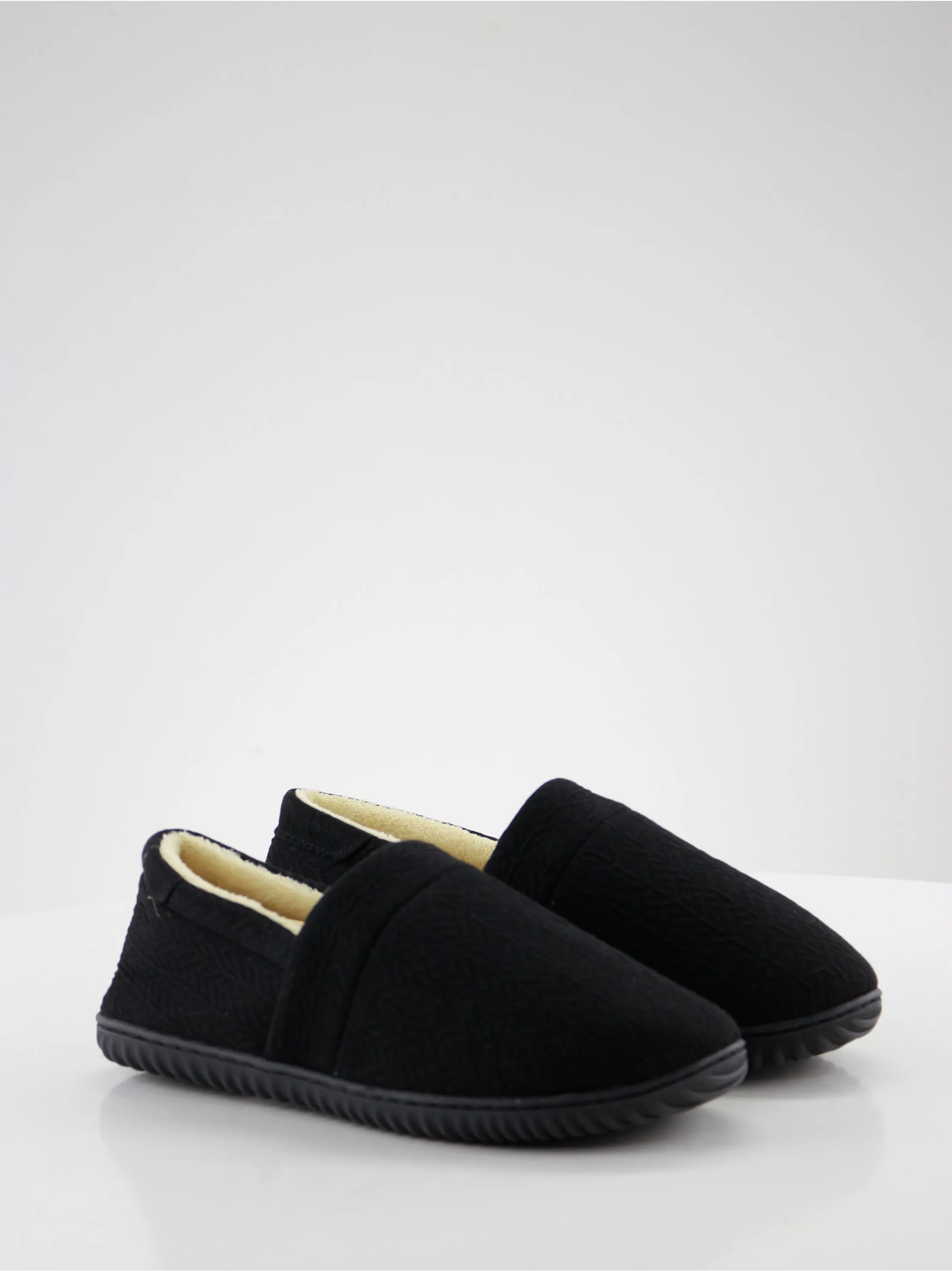 Women's Closed Toe Slip On Flat Slippers,Black Satin Ballerina Slippers