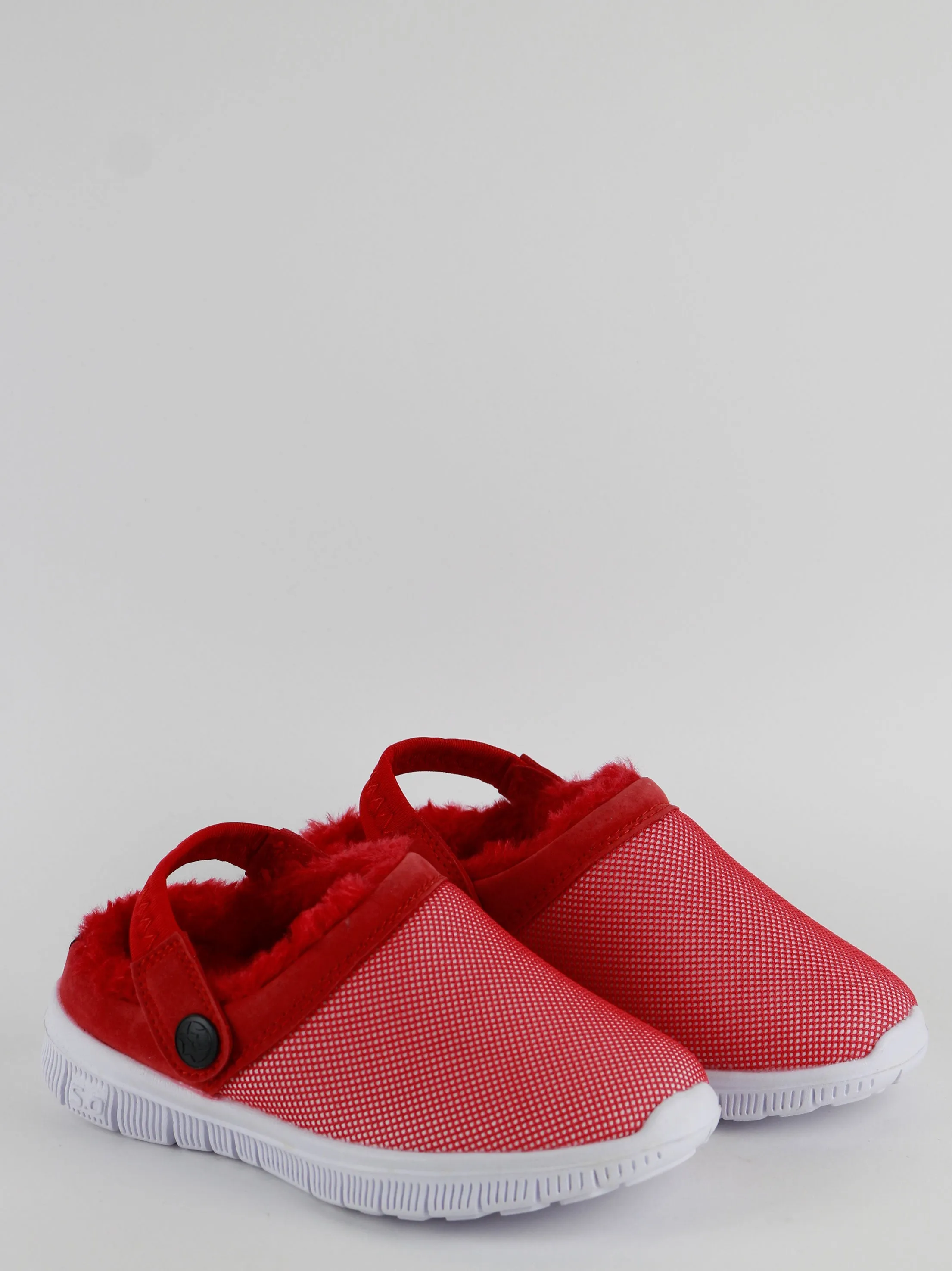 Temu Slippers Women's Faux Fur Textured Slippers,Red