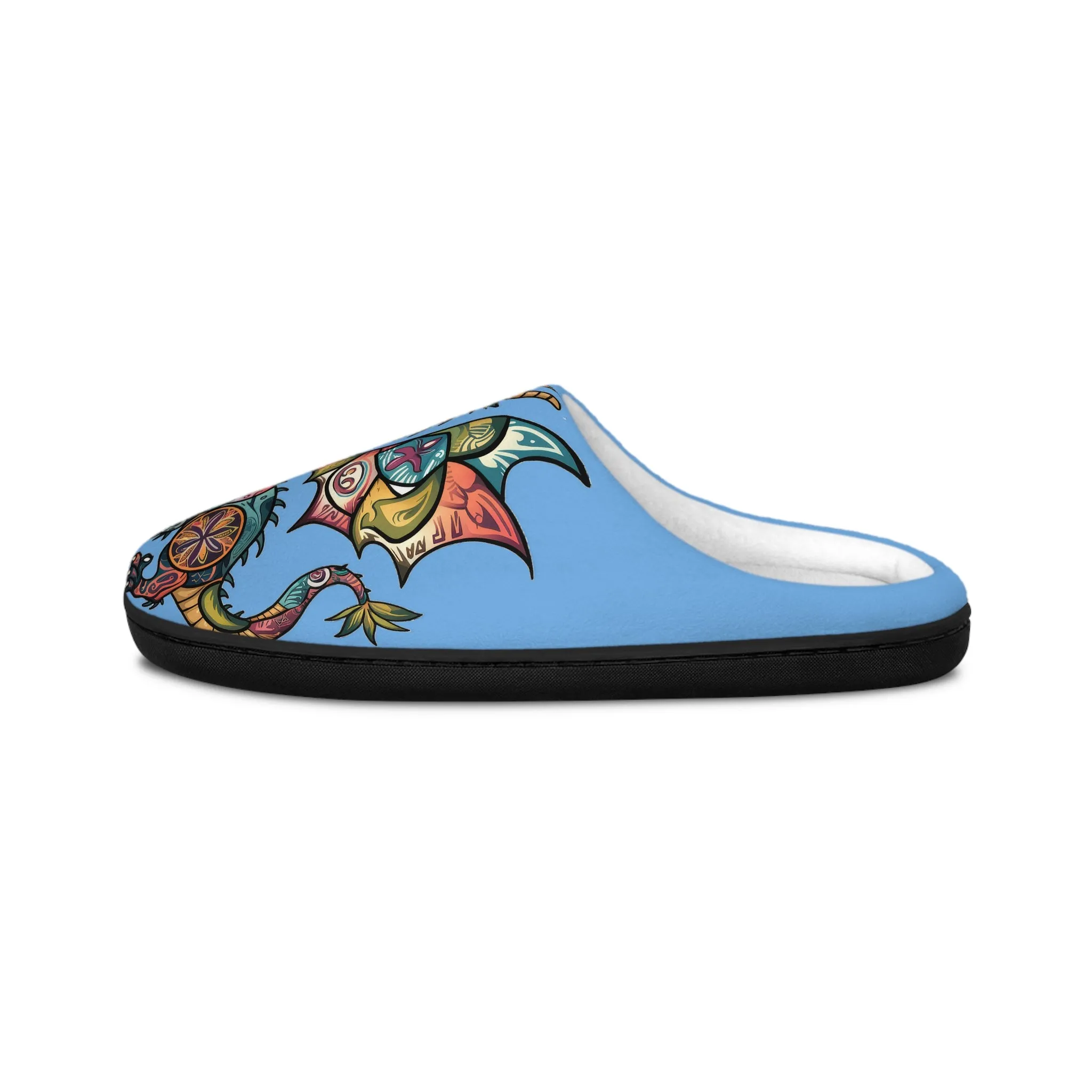 Women's Indoor Slippers - Dragon Crest Casa Blanca Slides