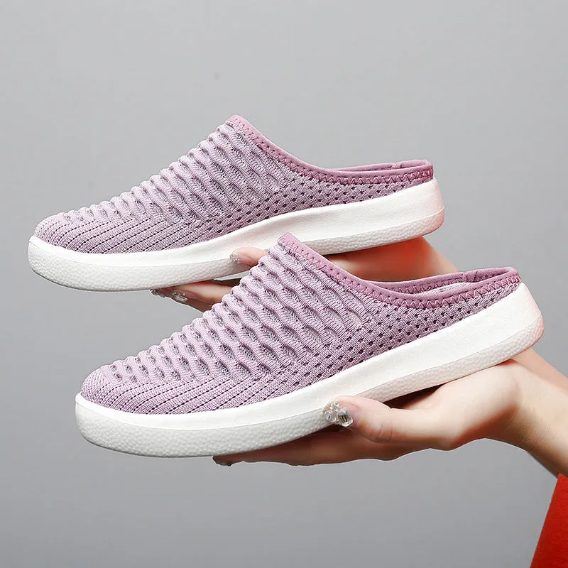 Women's Orthopedic Sandals, Lightweight Breathable Comfy Summer Shoes Ankle Wrap Sandals Flat