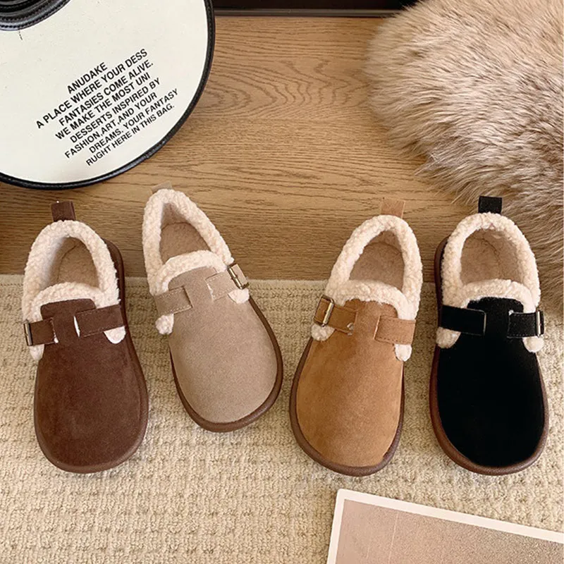 Women's Plush Round Toe Slip-On Flats Bcbg Loafers