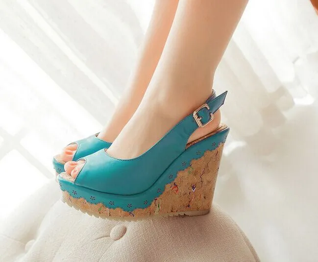 Slip Sale Ansley Women's Slingbacks Platform Wedges Sandals