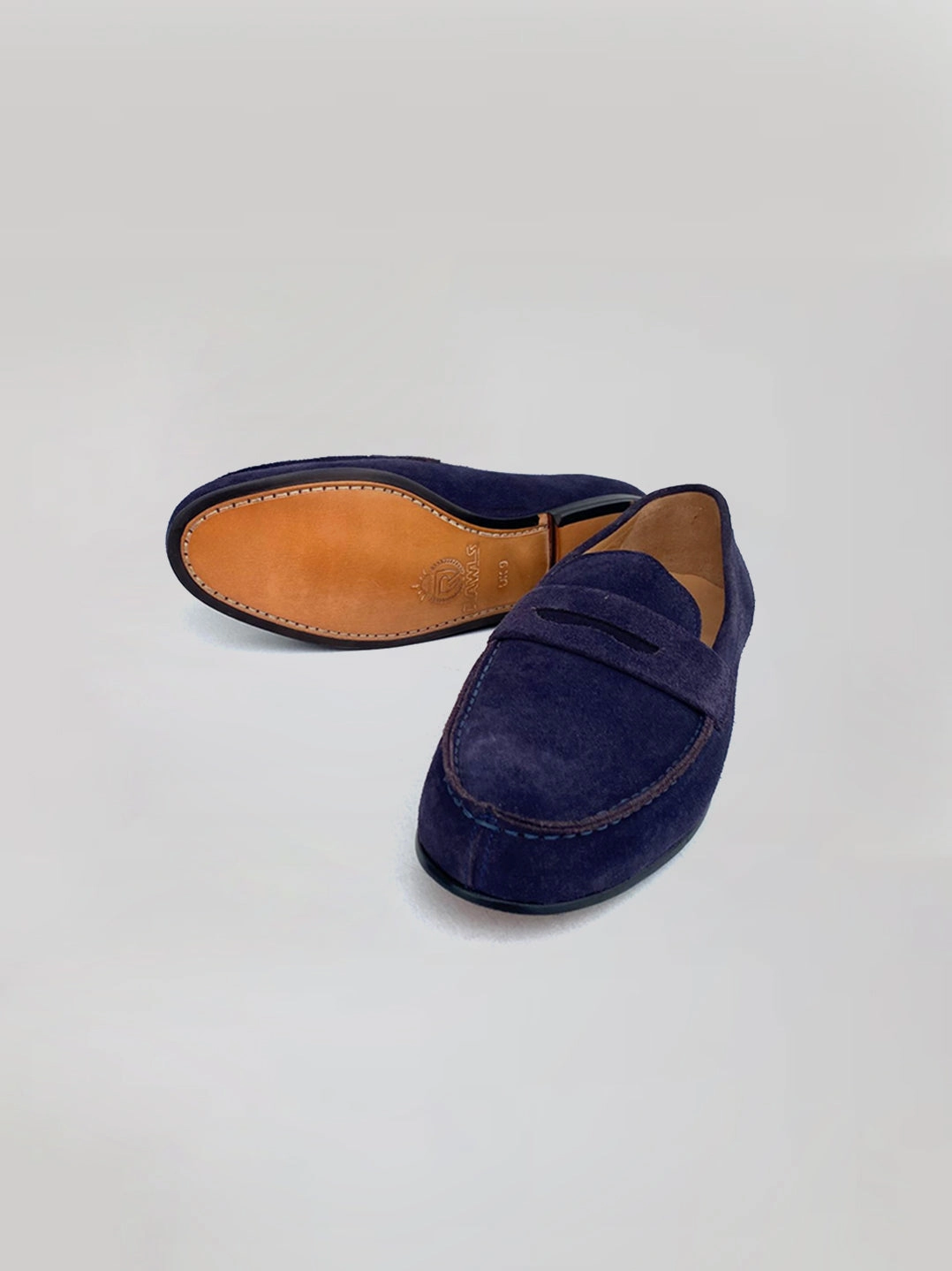 Gucci Loafers Alfons Loafer - Navy Blue Suede
