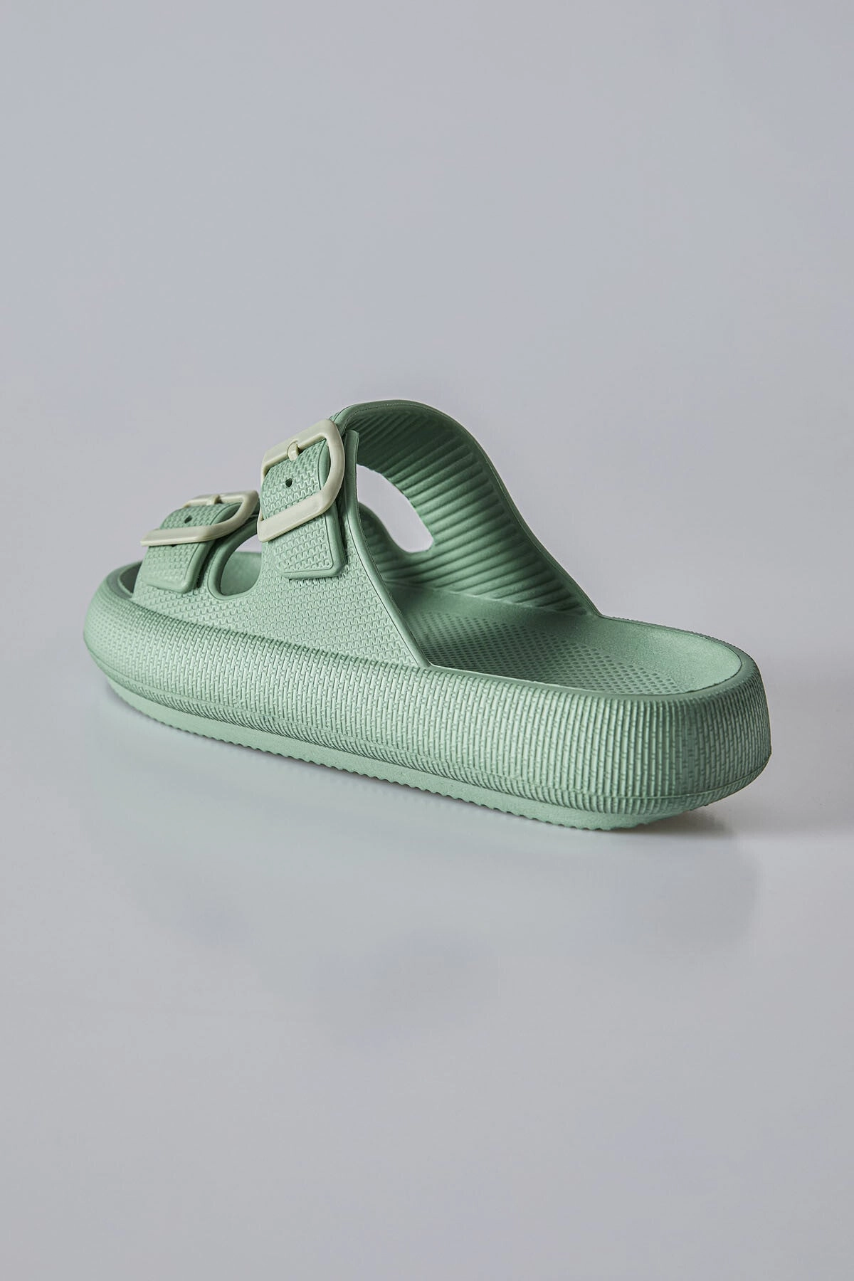 Mate Slippers yksek tabanli ift tokali erkek terlik -89302