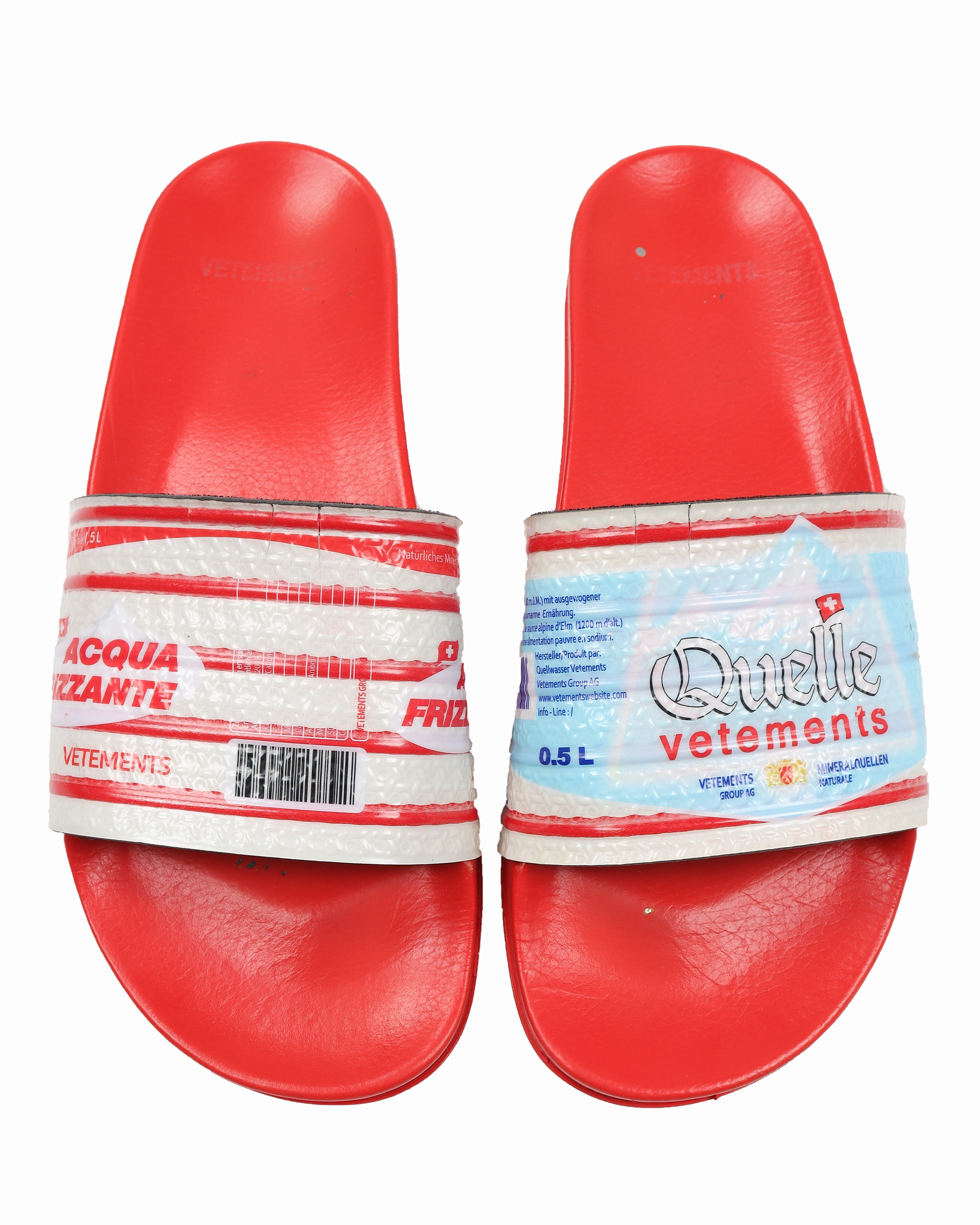 Sandals And Swords 2 "Water Bottle Print" Slides