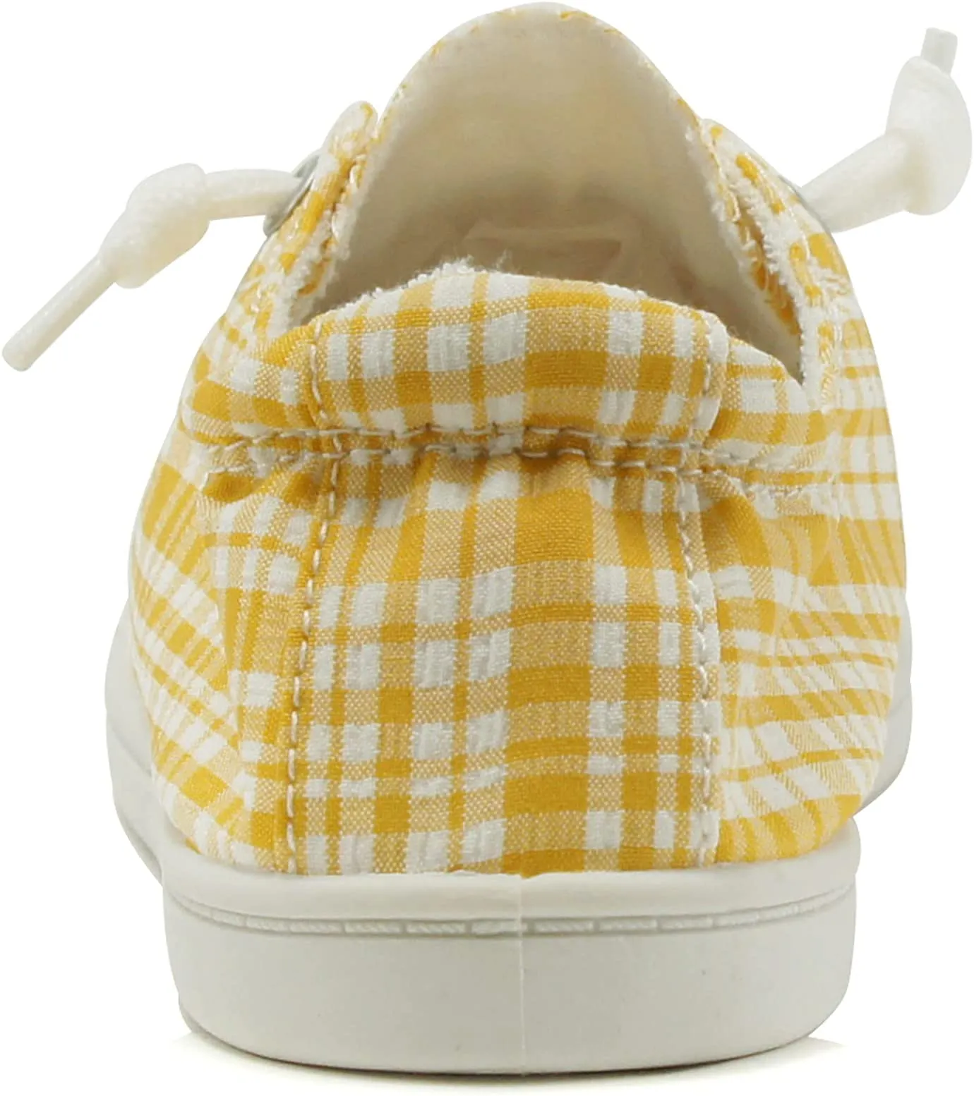 ZIG-S Mustard Plaid Soda Saude Loafers